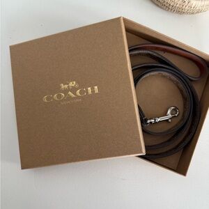 Coach Monogram Dog Leash 🤎